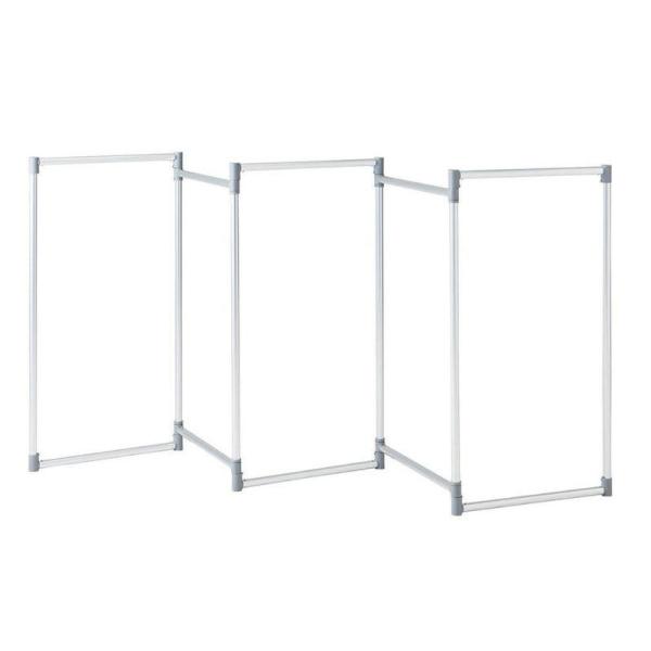 ●広げればワイドに使用でき、たためばコンパクトに収納可●製品サイズ（約）／2620×32×1005mm●製品重量（約）／2500g●材質／材質：アルミ合金 ABS樹脂●その他／耐荷重：全体耐荷重25kg1面の大きさ548×1005mm、折り...