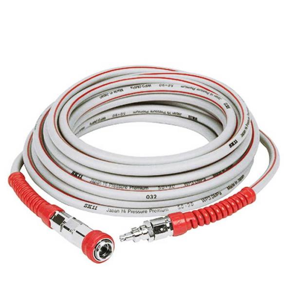 ＳＫ１１ ＳＡＨＰＨ−Ｈ５１０【用途】建築用高圧エアホース。【機能・特徴】ワンタッチソケットとプラグがセット済です。建築用高圧では初めての小型軽量のワンタッチソケットを採用、建築用高圧DSLITEです。約30パーセントの小型軽量化のワンタッ...