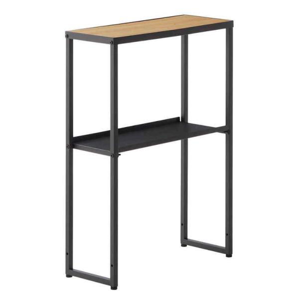 他サイト： 平安伸銅工業 隙間収納 洗面所 洗濯機サイドラック ブラックの商品画像