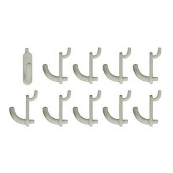 他サイト： 光 BPF114 パンチングボード用樹脂フック白10個の商品画像