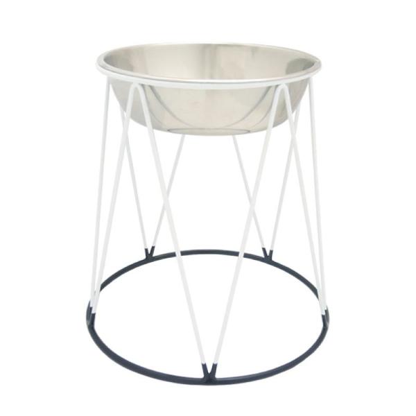 食器のフチ裏とスタンドの下部のラバーコーティングが食事中のカタカタ音を防ぎます。【原材料】ステンレススチール・鉄・PVC【原産国】中国