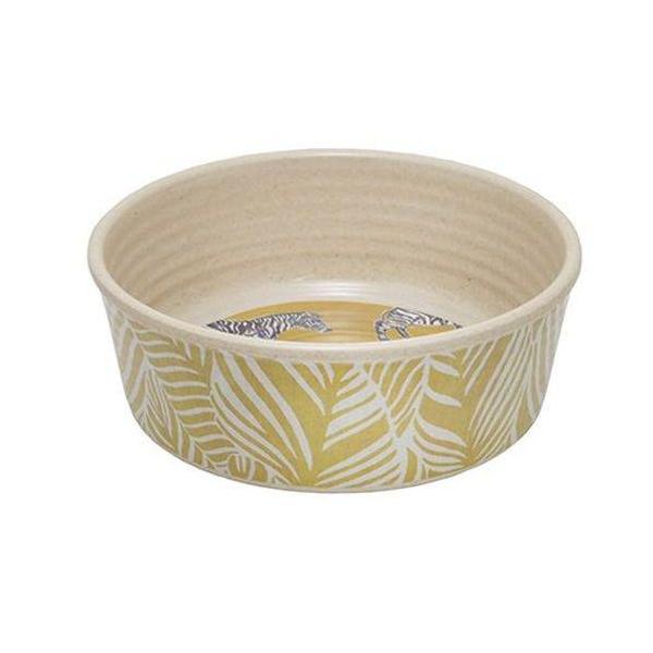 インテリアにも合わせやすい落ち着いたカラーのフードボウルです。底部にシリコンのすべり止めパッチ付き【原産国】中華人民共和国【原材料】メラミン樹脂・竹ファイバー・シリコン【使用方法】ペットのフードやおやつなどを入れてご使用ください。