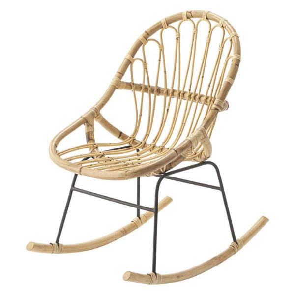 ラタン ラッカー塗装 スチール(粉体塗装)【サイズ】 W47×D75×H81×SH38【重量】 4.8kg【静加重】 80kg【製造国】 インドネシア【組み立てタイプ】 完成品【注意】 当商品は天然素材の為、製品には個体差がございます（形状...