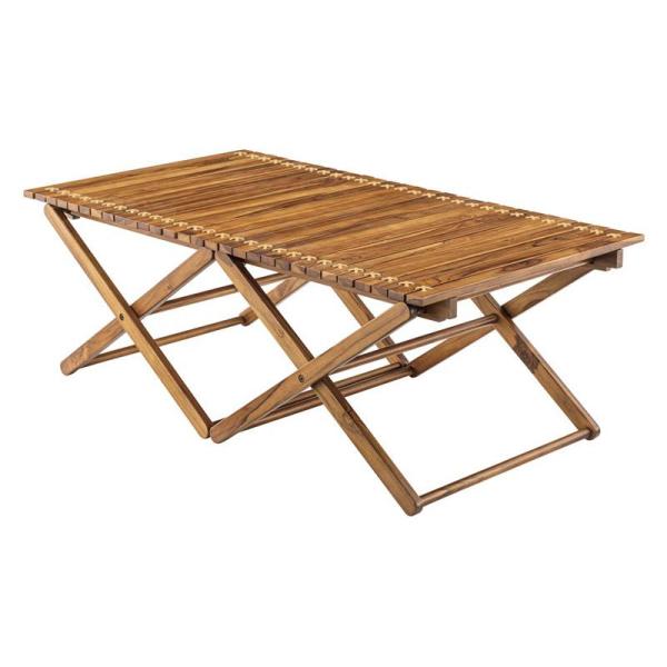 アウトドアテーブル 折りたたみ 木製 幅110 ロール 天板 おしゃれ