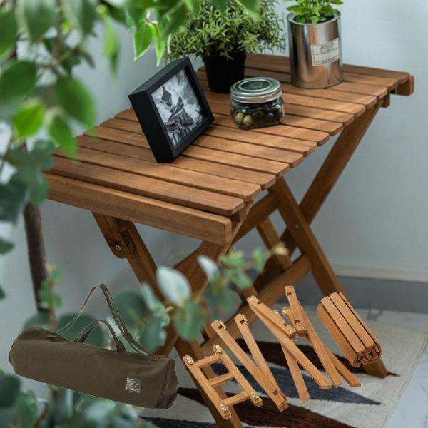 折りたたみテーブル キャンプ アウトドア ロールトップテーブル ハイ