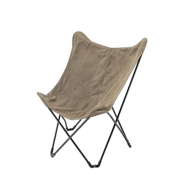 フォールディングチェア アウトドア W73.5×D81×H98 カーキ TOE