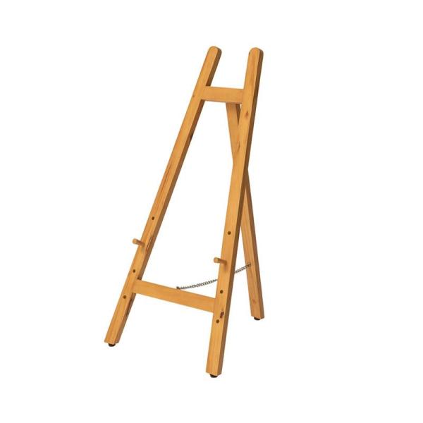 壁や床を傷つけずアートを手軽に飾れるイーゼル。脚にはアジャスター付きで安定性抜群。3色展開でさまざまなテイストにマッチします。天然木（パイン）ラッカー塗装【サイズ】 W43×D49×H85.5【重量】 1kg【製造国】 インドネシア【組み立...