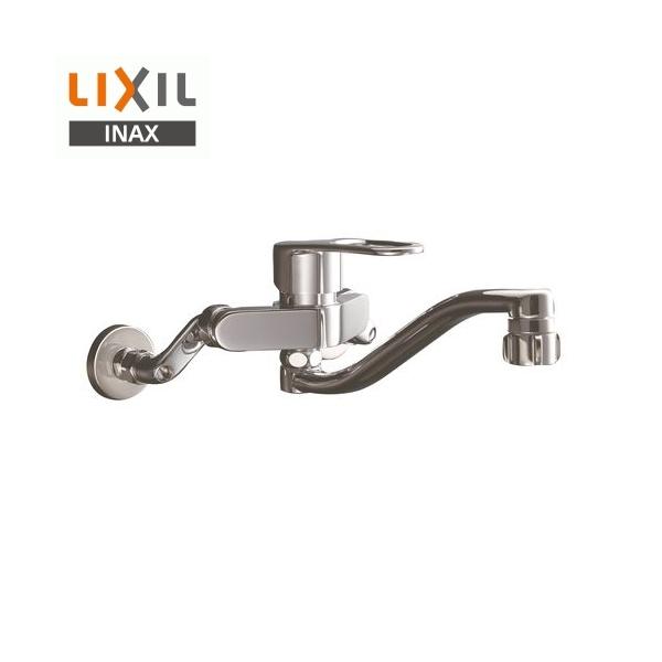 LIXIL INAX 壁付タイプ キッチンシャワー付シングルレバー混合水栓 