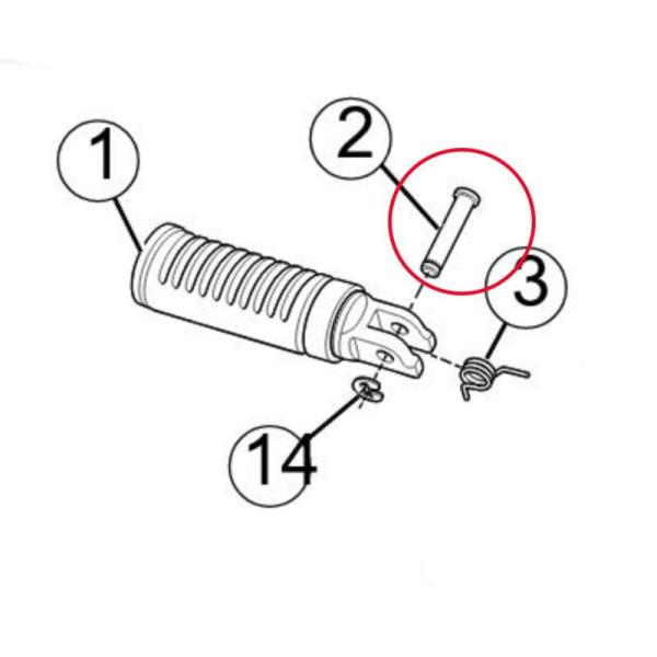【適合】2018〜2025 ソフテイル【商品説明】2018年以降のM8ソフテイルに使用されているフットペグマウンティングピンです。カスタムペグに交換の際には、標準のフットペグマウンティングピンを流用する為、紛失した場合のリプレイス品や補修と...