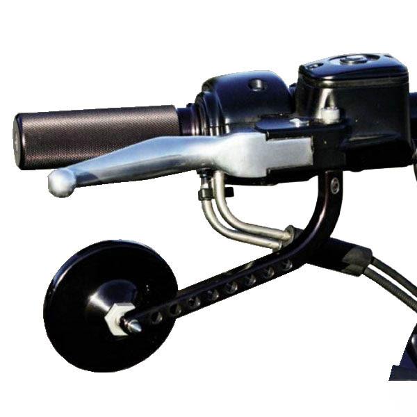 Joker Machine View Tech VII ビレットミラー ブラック 左側 : HD