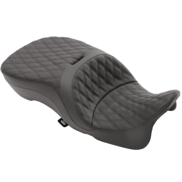 ルインシェイド 2枚 ツーリング バックレスト対応 2UPシート ダブルダイアモンドステッチ