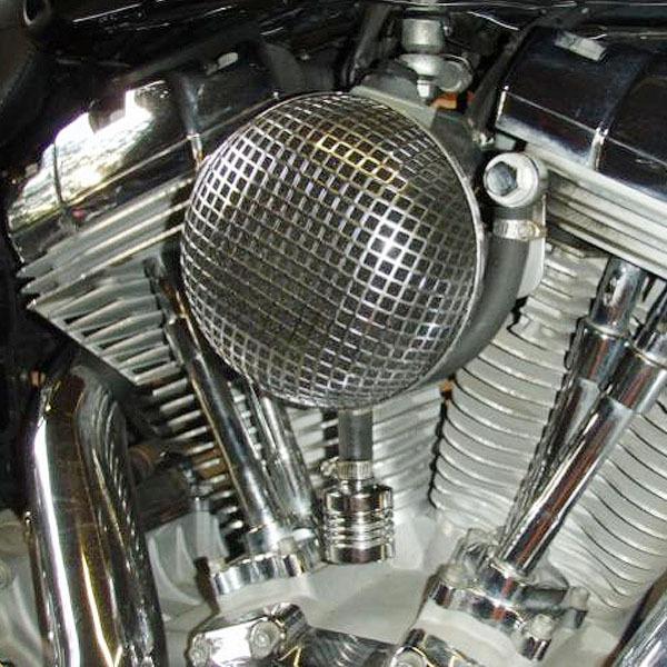 Drag Specialties BOB 5.5インチ レトロスタイル エアクリーナー 