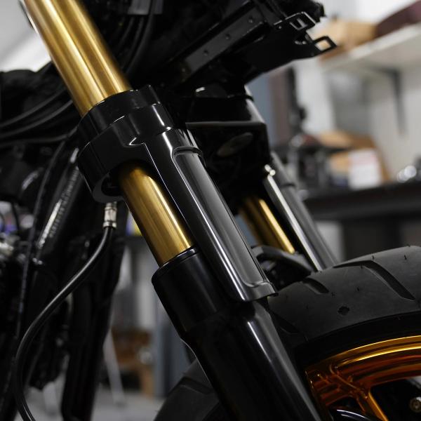 ハーレー ツーリング フロントフォークチューブ(ノーマル長) ゴールド