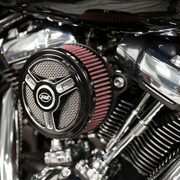 S&S 170-0392C ステルスエアクリーナー トライスポークカバーM8 S&S 170-0392C ステルスエアクリーナー トライスポークカバーM8