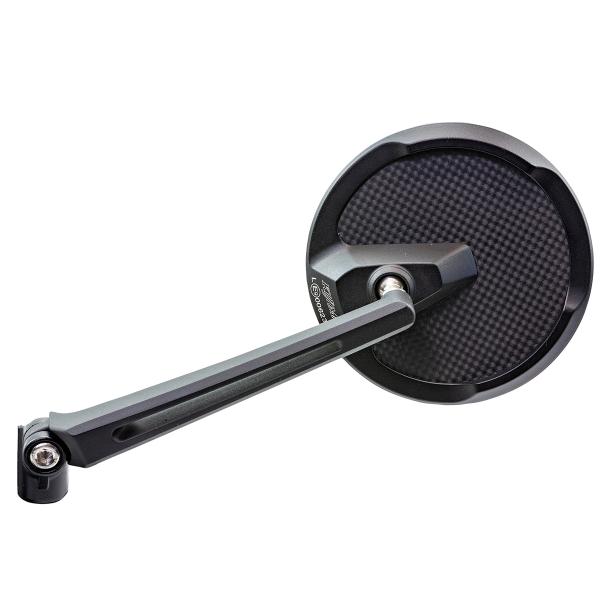 KIJIMA TECH12 ラウンド・ミラー(ショートマウント) : HD-PARTS