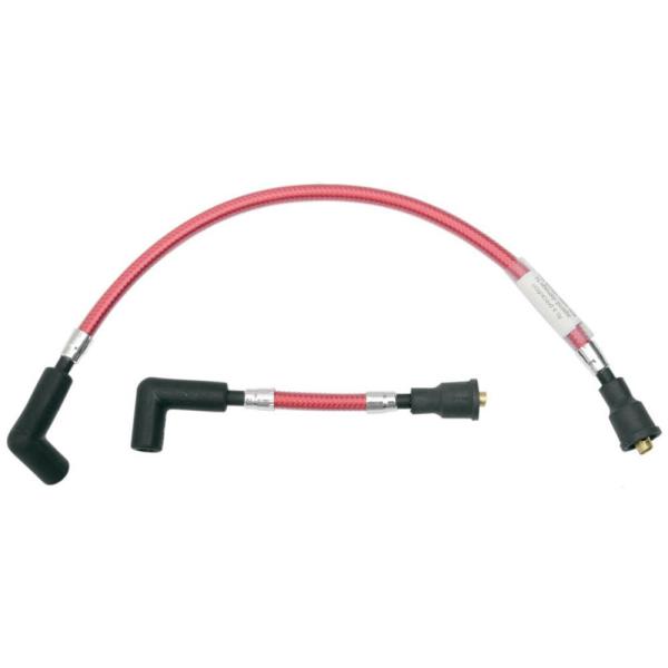 マグナム 2104-0009 Braided スパークプラグワイヤー キャンディーアップルレッド 1984〜1999 FXST、FLST、1991〜1998 ダイナ