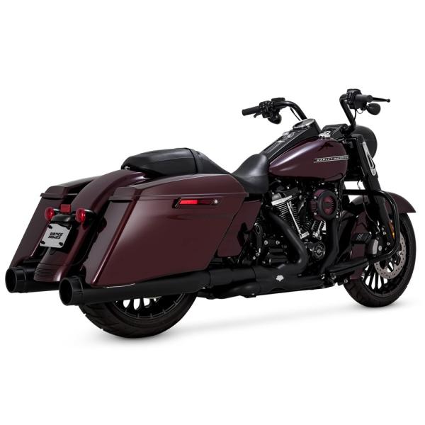 バンス　ハーレー　トルカー450 スリップオンマフラー Vance&Hines トルカー 450 スリップオン マフラー ブラック : HD-PARTS