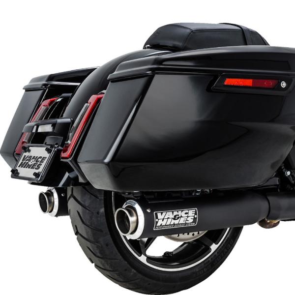 【売り切り値下げ】バンスアンドハインズ　M8ツーリングモデル用スリップオンマフラ M8 ツーリング スーパースポーツ スリップオンマフラー (ブラック