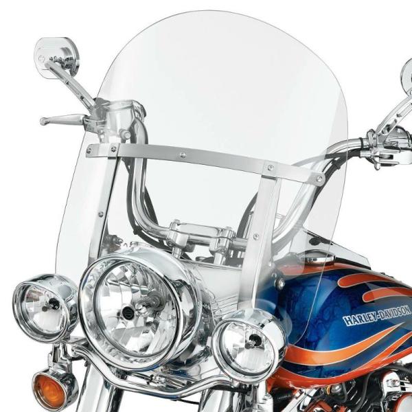 ハーレー純正 デタッチャブル・キングサイズ・ウインドシールド 406mm