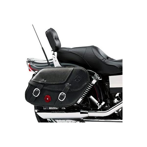 ハーレー純正 バー＆シールド レザー・サドルバッグ ダイナ用 90369