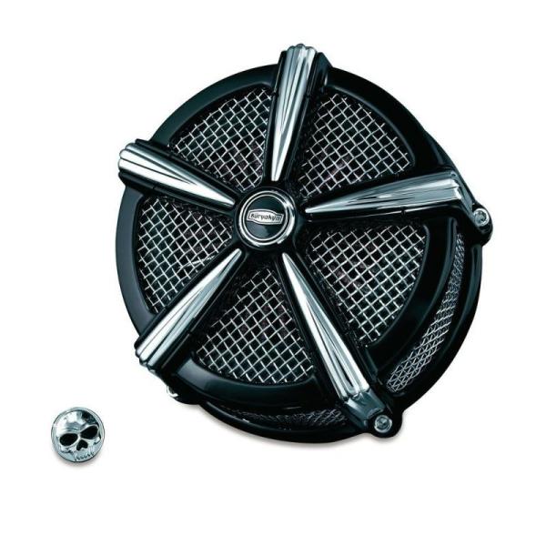 クリアキン HI-FIVE マッハ2・エアクリーナー ブラック&クローム : HD