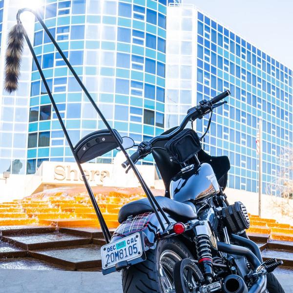 ハーレー ダイナ 40インチ・Stupidトール シーシーバー ブラック ハーレー ダイナ 40インチ・Stupidトール シーシーバー ブラック