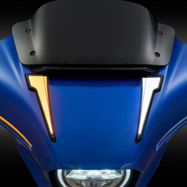 ストリートグライド ロードグライド フォークガード　イルミネーションタイプ 2024以降 ストリートグライド/ウルトラ クイル・LEDフェアリングライト