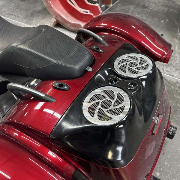 フレーディ様。専用 Amazon | ハーレー用24インチオートバイシーシーバー