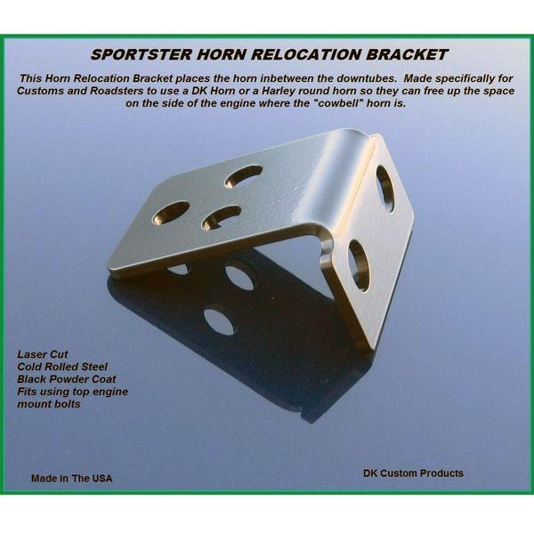 【適合】2004〜2021 スポーツスター  ※カウベルホーン装着車 【商品説明】スポーツスターのカウベルホーン装着車のホーンをダウンチューブに移設する際に必要になります。【メーカー】DK Custom（ＤＫカスタム）【商品番号】DK-HR...