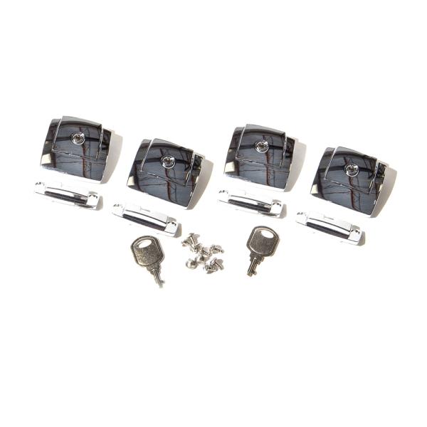 【商品説明】同メーカーのハード サドルバッグ用ラッチです。補修等にご利用ください。4個セット【メーカー】FXR Division（FXRディビジョン）【商品番号】FXR-LBL-C-4