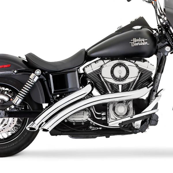 ハーレー用 ハーレー ダイナ フルエキゾーストマフラー RADICAL RADIUS HIGH SLASH