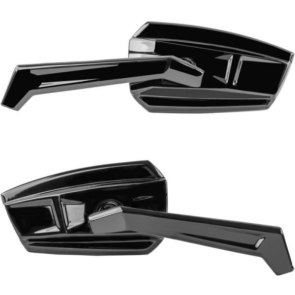 【適合】ハーレー ハンドルマウントミラー装着車用【商品説明】ハーレー用 ハンドルマウントミラーです。●クリアキンの新デザインシリーズ、エニグマデザイン。ミラーハウジングとステムの凹型模様が暗号機のダイアルをイメージしています。同シリーズのグ...