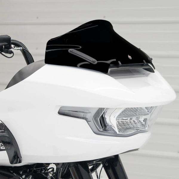 クロックワークス FLAREウインドシールド 10インチ ソリッドブラック