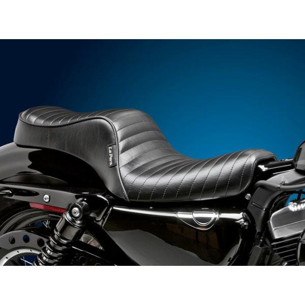 Le Pera バイクシート ブラック Le Pera CHEROKEEシート・プリーツステッチ : HD-PARTS ハーレーパーツ