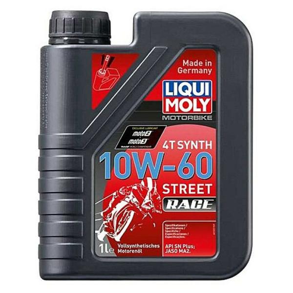 リキモリ モーターバイク 4T シンセ 10W-60 ストリート/レース エンジンオイル (1L)