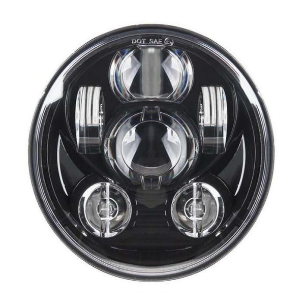 WMW5.75インチ プロジェクターLEDヘッドライト ブラックMS-0057B hd-parts_ms-0057b