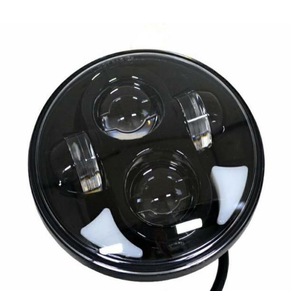 WMW MS-57R-002B プロジェクターLED 5-3/4インチ・ヘッドライト ブラック