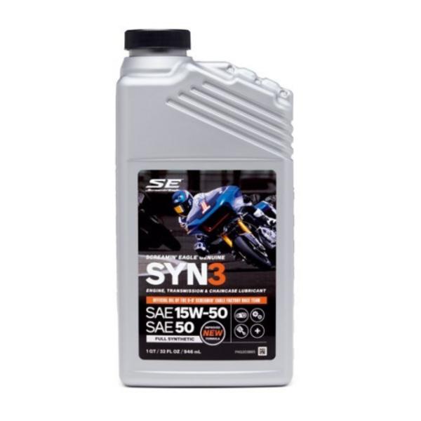 12本セット　ハーレー純正オイル　SYN3 100％化学合成 SAE20/50 Harley Davidson（ハーレー・ダビッドソン） 626000154 ハーレー純正