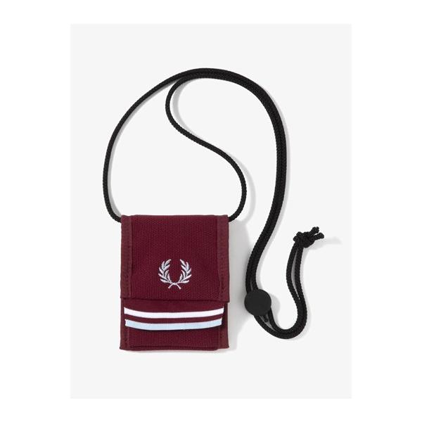 FRED PERRY F9583 ネックポーチ　ミニショルダー FRED PERRY フレッドペリー / ピケネックポーチ(F9583) Maroon
