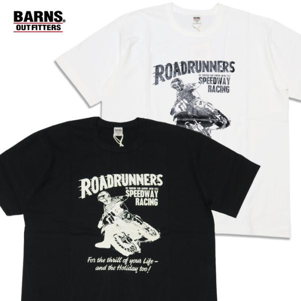 BARNS OUTFITTERS バーンズアウトフィッターズ Tシャツ 日本製 CANTON MOTORCYCLE CLUB 16/-天竺丸胴 BR-25317