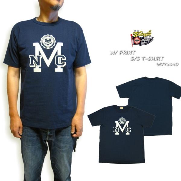 ホワイツビル)WHITES VILLE 半袖 クルーネック Tシャツ リバース