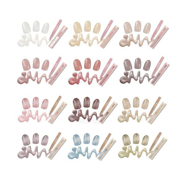 ペンタイプのスティックジェルネイル！ベースもトップも不要！ジェルを塗ってライトに当てるだけ！オフもペリッと剥がすだけで簡単！おすすめ！ ピールオフ カラージェル マグネットネイル 簡単 初心者 ネイルチップ マニキュア ペディキュア 人気