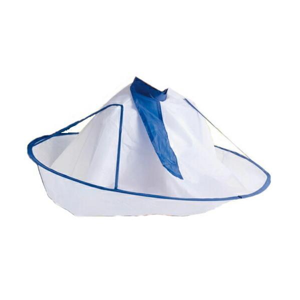 すっぽりかぶって装着も簡単♪ワンタッチテープで首まわりを調節できるので、子供から大人まで使る！帯電防止加工で髪の毛が飛び散りにくく、後片付けもラクラク！コンパクトに収納！