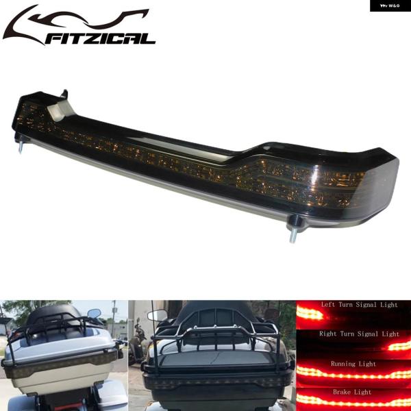 並行輸入品 ハーレー バイク ツアー ラゲッジ キング リア LED ライト パック ブレーキ ターン シグナル テール ランプ ツーリング ロード グライド リミテッド