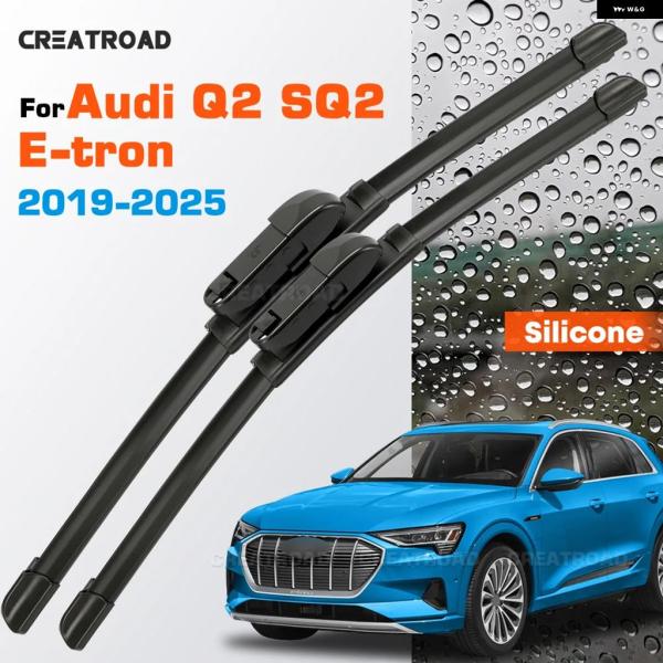 並行輸入品 アウディ シリコン ワイパー ブレード Q2 SQ2 E-TRON コーティングサイレント HD 車 フロントガラス 2 4 インチ 1 9 201