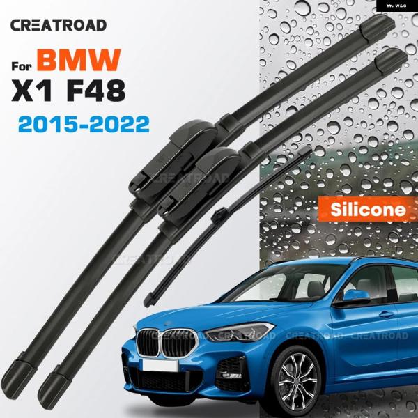 並行輸入品 BMW F48 シリコン ワイパー ブレード X1 コーティングサイレント HD フロントガラス 2 6インチ 1 4インチ 2015-2022