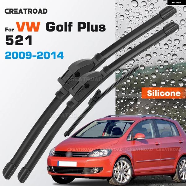 並行輸入品 フォルクスワーゲン VW シリコン ワイパー ブレード ゴルフ プラス 521 コーティング フロントガラス 2 8インチ 2 6インチ 1 4イン