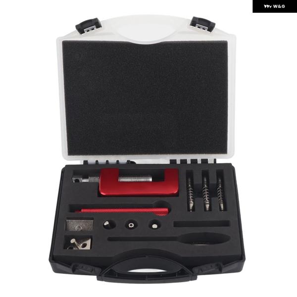 並行輸入品 12ピース/セット オートバイ チェーン カッター ブレーカー リベットツールセット 鋼 収納 ボックス ATV ダート バイク