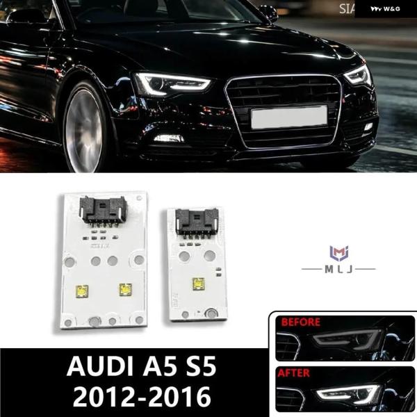 並行輸入品 アウディ 2012〜2016年式 A5 S5用白色ライトDRLチップ ヘッドライト バラスト チップ LED エンジェルアイボード光源ボードマイクロ