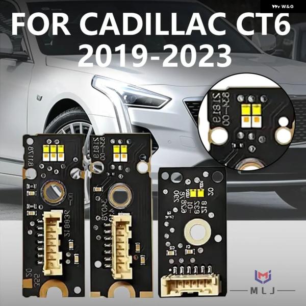 並行輸入品 キャデラック CT6 エンジェルアイ LED DRL ウィンカー 光源チップボード ヘッドライト デイタイム ランニングライト スペア パーツ 20